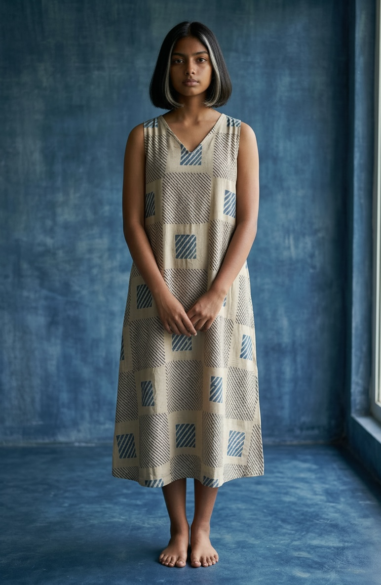 Vara A-line Dress (Ivory)