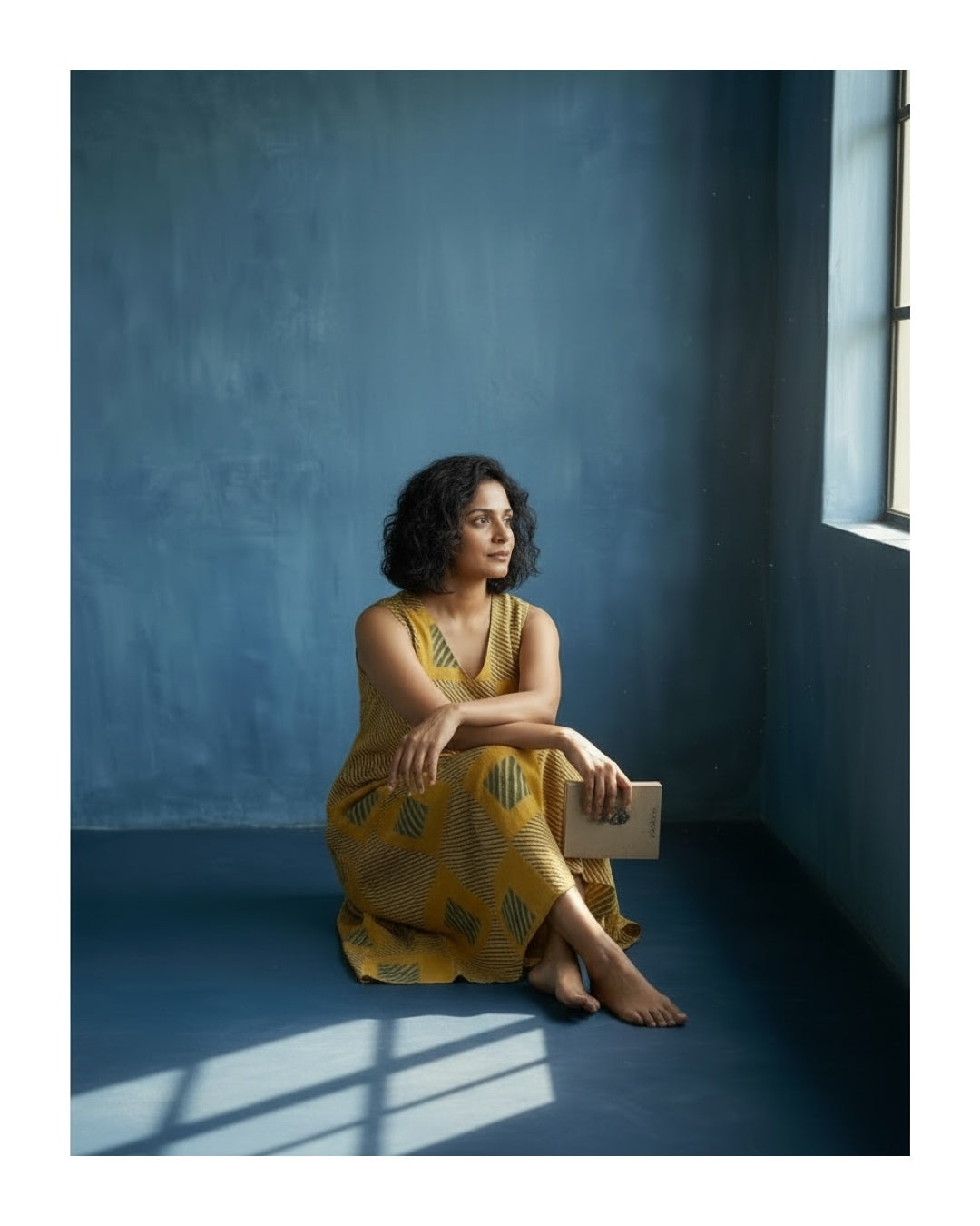 Vara A-line Dress (Haldi hue)